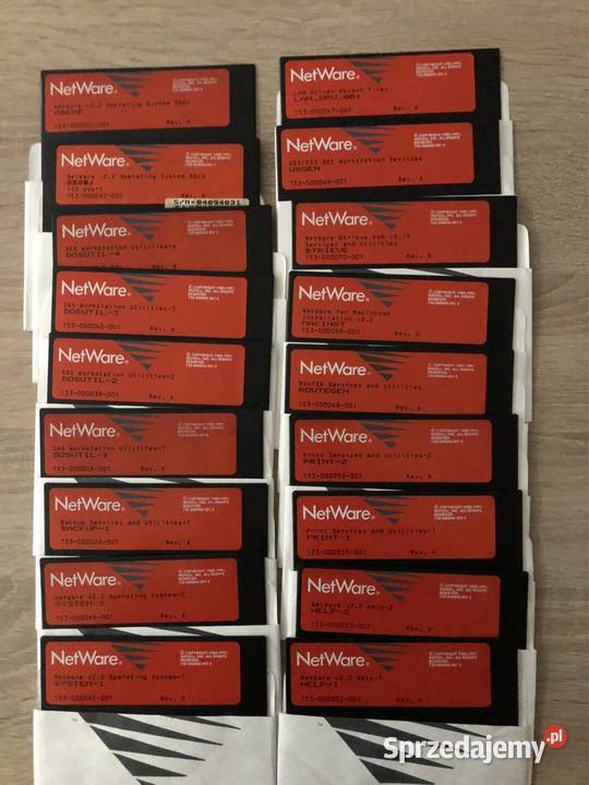 Stary program NetWare dyskietki 525 Pozostałe śląskie Chorzów