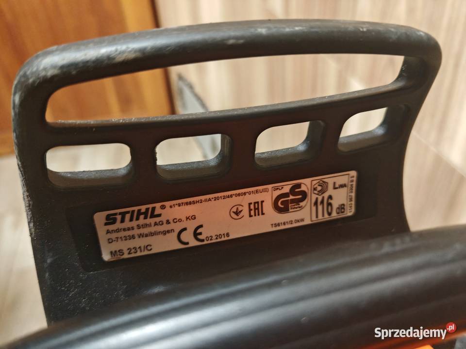 Piła spalinowa STIHL MS231 Nowe Miasto Lubawskie