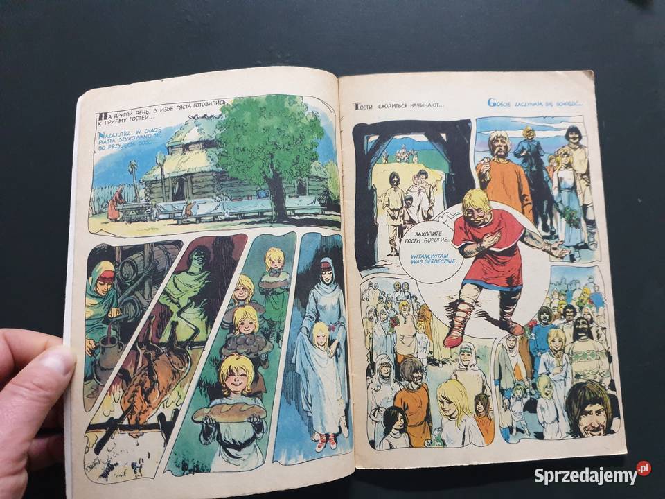 O Piaście Kołodzieju komiks w języku rosyjskim Gdynia