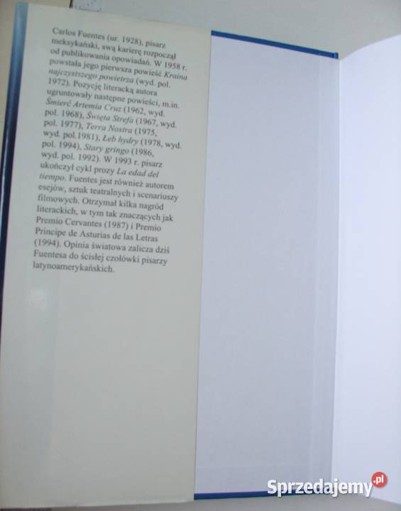 Lata z Laurą Daz Carlos Fuentes Proza i poezja Łódź