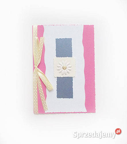 kartka z kwiatkiem kartka bez życzeń karnety