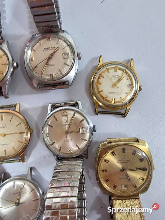 Zestaw 13 zegarków vintage klasyka i styl Pozostałe Jarocin