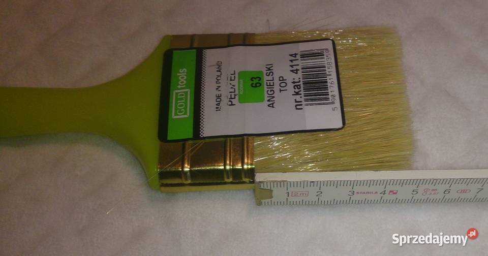 Pędzel angielski 63mm plastikowy trzonek Czeladź sprzedam