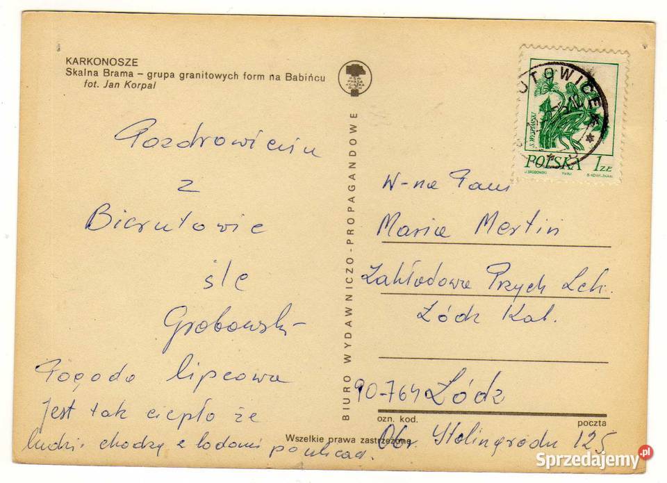 KARKONOSZE SKALNA BRAMA świętokrzyskie Krynki sprzedam