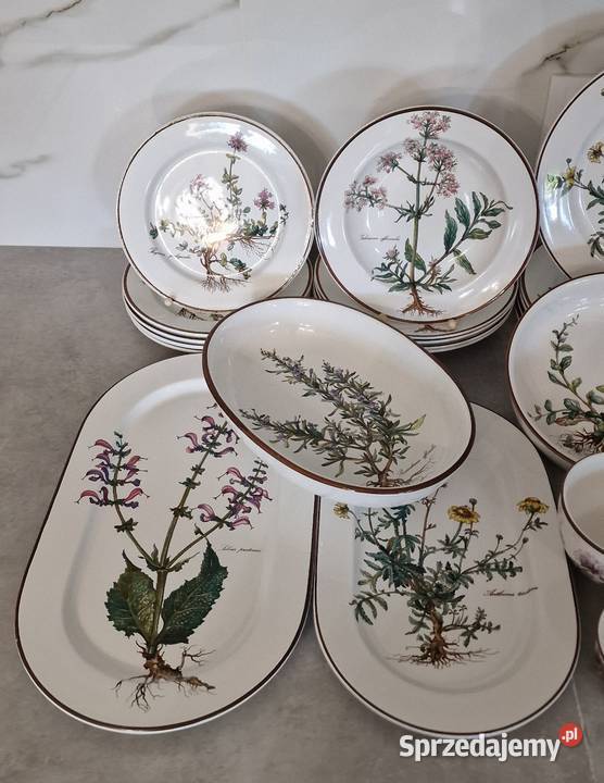 VilleroyBoch Botanica serwis obiadowy 5 osób Porcelana i szkło sprzedam
