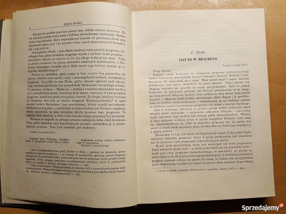 KSIĄŻKA Dzieła wybrane Marks Engels tom II z Antykwariat wielkopolskie Złotniki