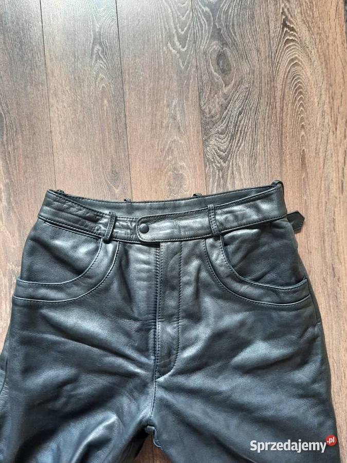 Spodnie skórzane damskie raczej motocyklowe pas Opole