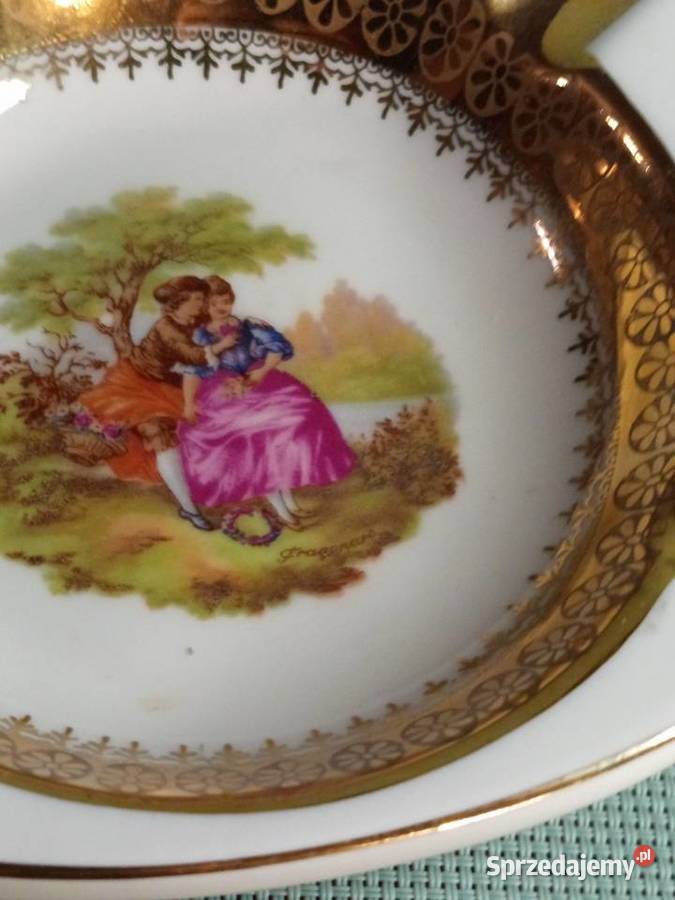 Popielnica ręcznie malowana Porcelana Francuska Warszawa sprzedam
