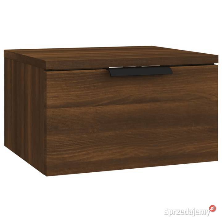 vidaXL Wisząca szafka nocna brązowy dąbSKU817091 Warszawa