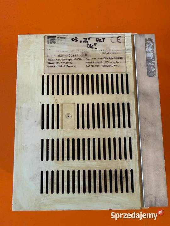 VFD4DRA01050100 DRIVE MODEL VFD300R05 WITH BRAKE Trzebnica