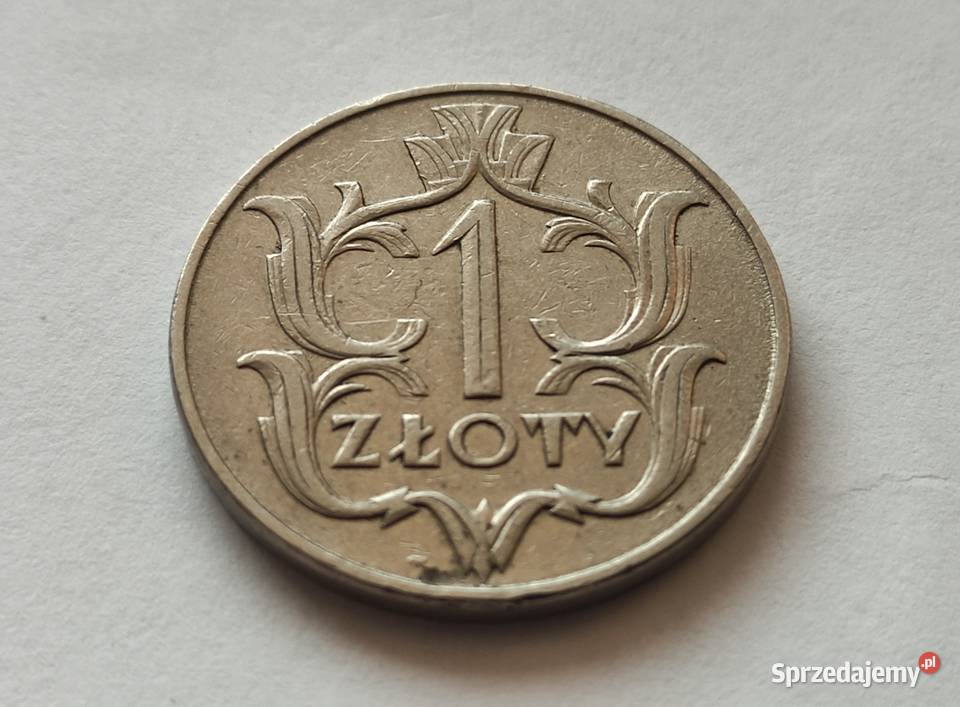 Moneta przedwojenna II RP 1 1929 Pruszków sprzedam