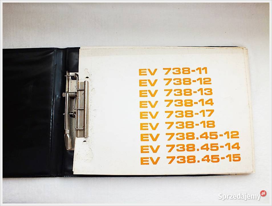 Katalog części wózek widł elektr EV73811 Żary