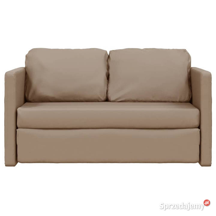 Sofa podłogowa 2w1 cappuccino 112x174x55 Warszawa