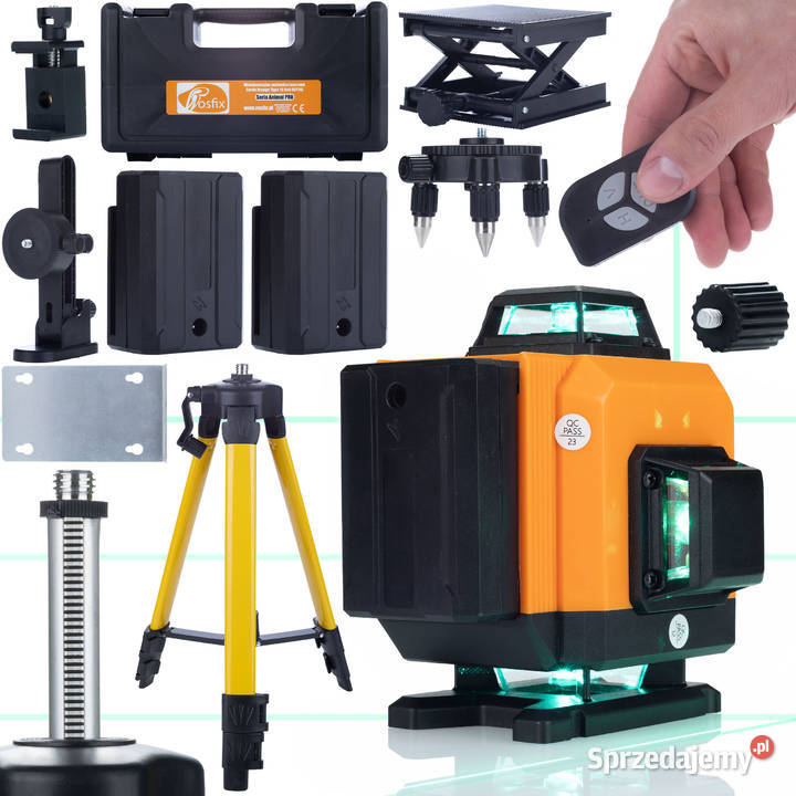 Poziomica Laserowa Rosfix Orange Tiger ROT16L 16 Lasery krzyżowe Ludźmierz