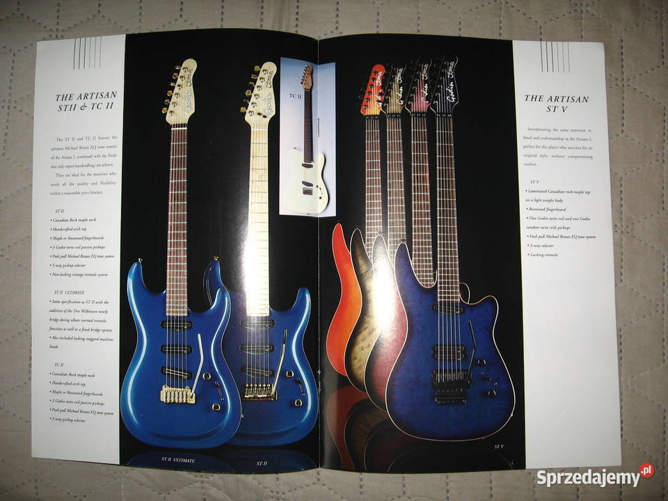 Godin guitars catalog katalog gitar pomorskie Kępice