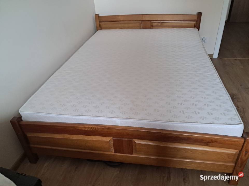 SPRZEDAM DREWNIANE ŁÓŻKO Z MATERACEM 1402000200 Katowice sprzedam