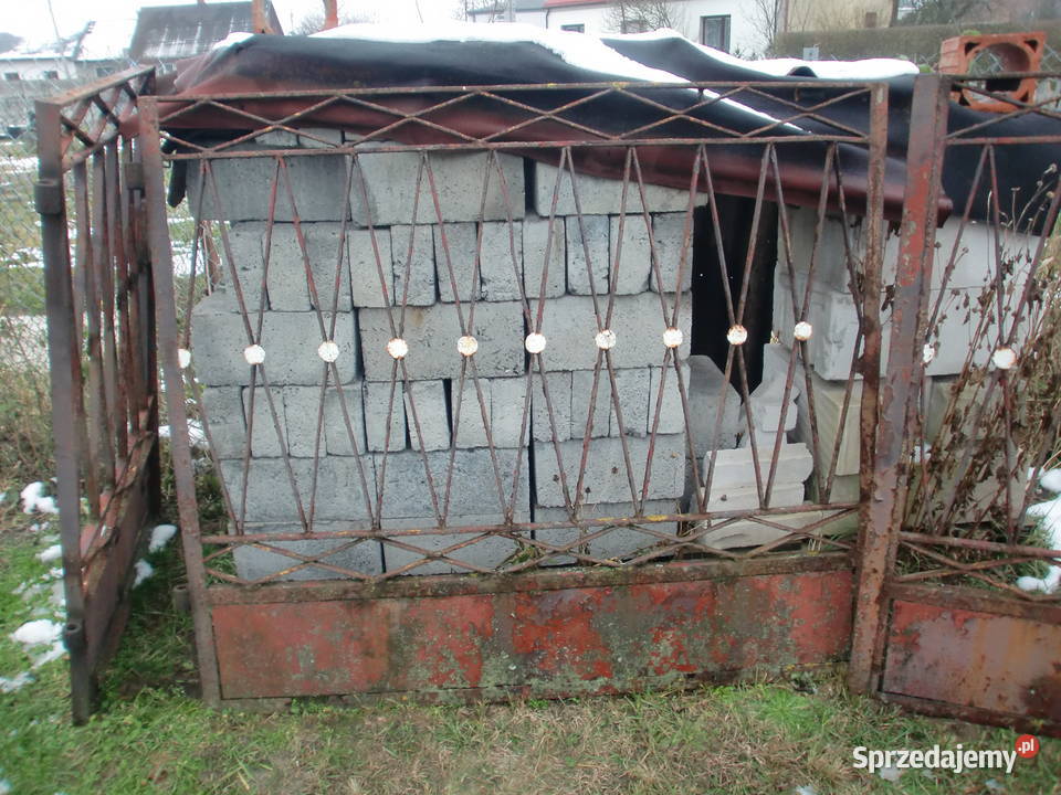 sprzedam bramę wjazdową z furtką