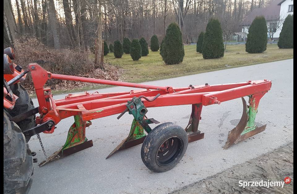 Pług zagonowy Duży 4skibowy oryginalny fabryczny Dąbrowa Tarnowska