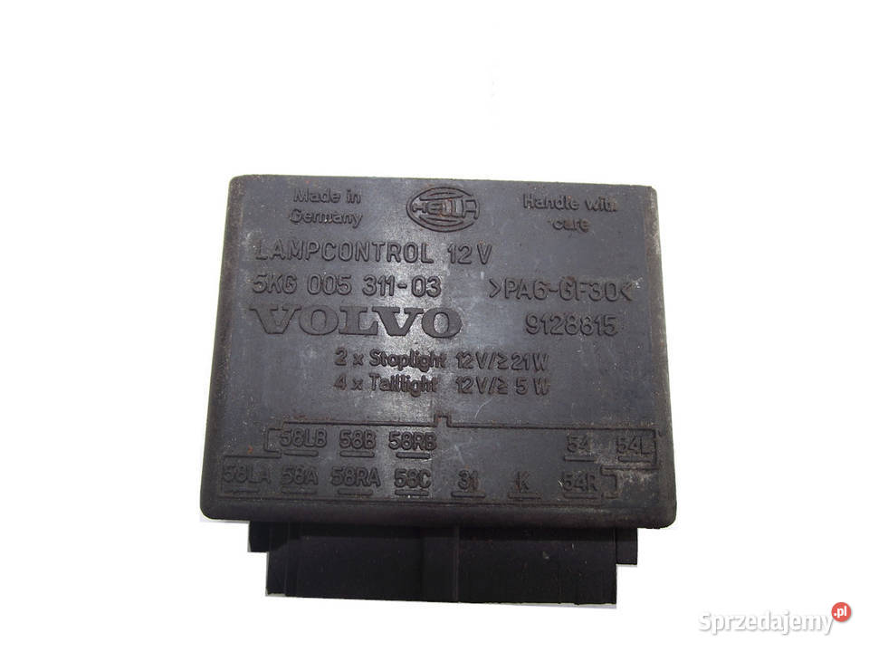 PRZEKAŹNIK MODUŁ ŚWIATEŁ DO VOLVO 850 9128815 przekaźniki