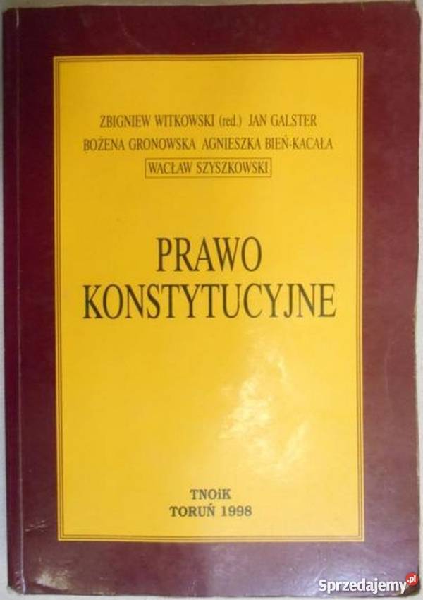 PRAWO KONSTYTUCYJNE WITKOWSKI ZBIGNIEW