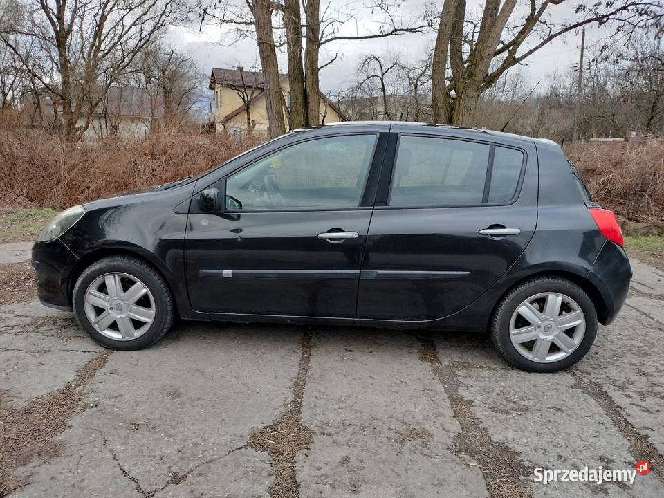 Renault Clio 3 16 16V benzyna czarny Bielsko-Biała