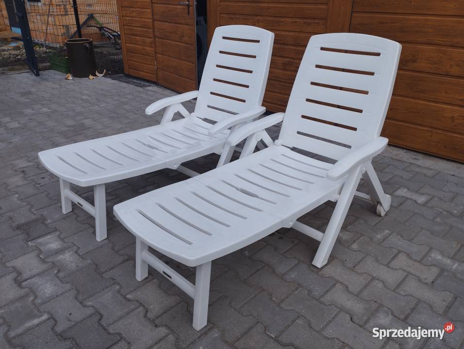 Leżaki ogrodowe plastikowe basenowe Leżaki i leżanki Szamotuły