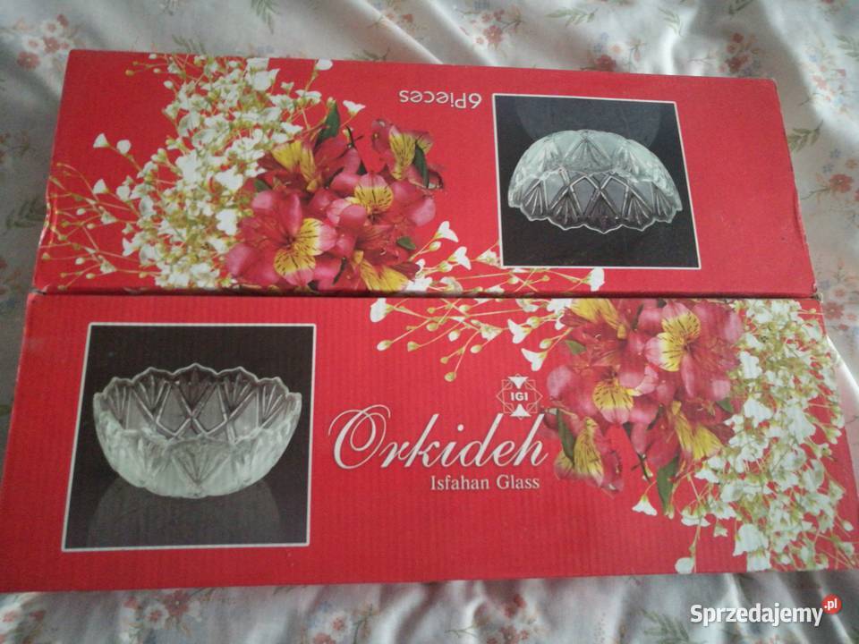 Kryształowe miseczki nowe komplet Choszczno