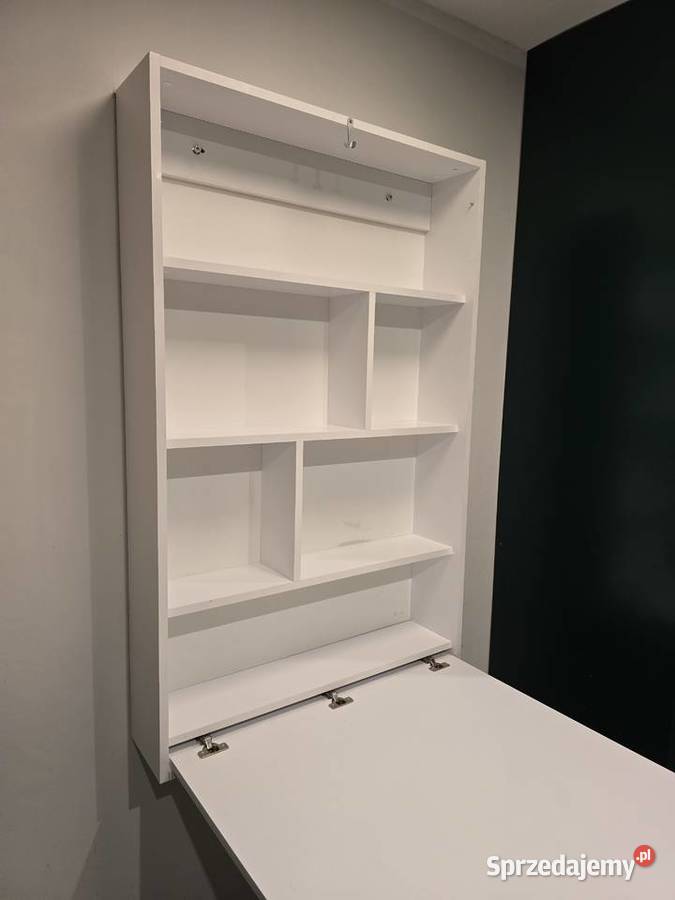 Stół regał szafka rozkładana 130x80 biały mat Warszawa
