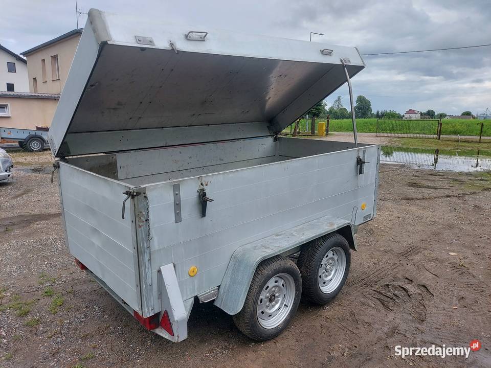 Przyczepką dwuosiowa 2T DMC Heinemann Burtowe i plandeki Gorzów Wielkopolski