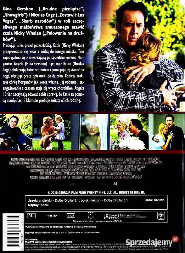MANIPULACJA NICOLAS CAGE DVD KS DVD Kalisz