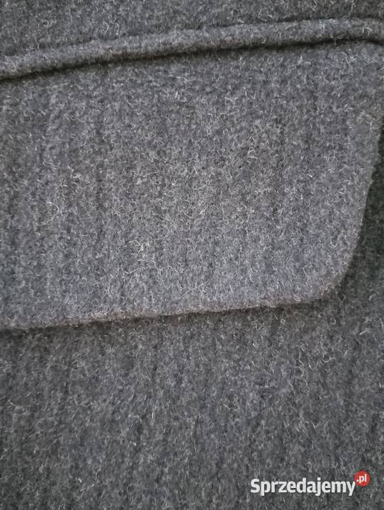 Płaszcz męski EXELLENT czarny kurtka jesionka