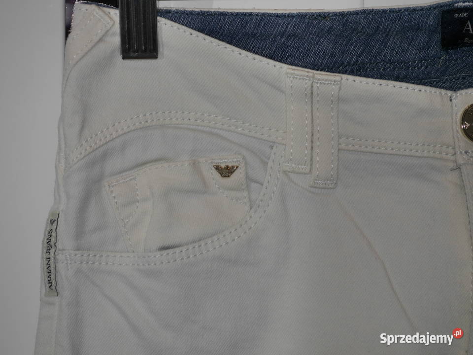 Armani Jeans świetne spodnie cyrkonie 36 S