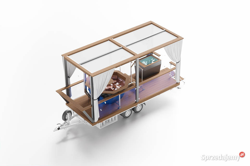 Wanna ze stali nierdzewnej mobilne SPA LAVA