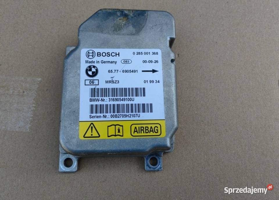 Sensor moduł airbag BMW E46 osobowe Żory