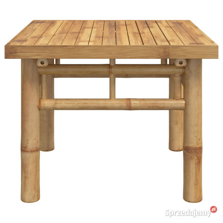 Stolik kawowy 45x45x35 bambusowy WM366467 Warszawa