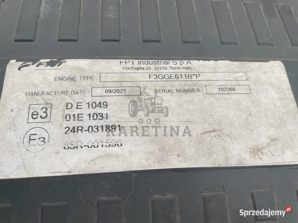 Iveco F3GGE611B silnik kompletny