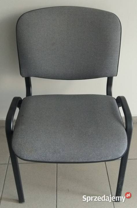 Krzesło Fotel biurowy szary tapicerowany małopolskie