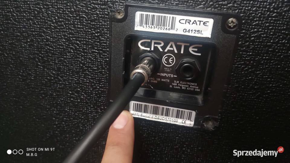 kolumna gitarowa Crate G412SL