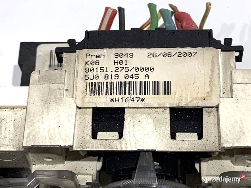 PANEL STEROWANIA NAWIEWU SKODA ROOMSTER