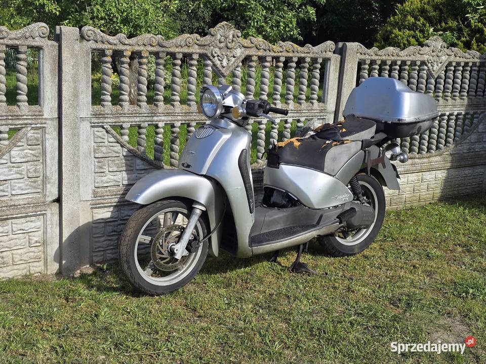 Aprilia Scarabeo 125 4t 2003 z Francji kufer Ostrów Wielkopolski