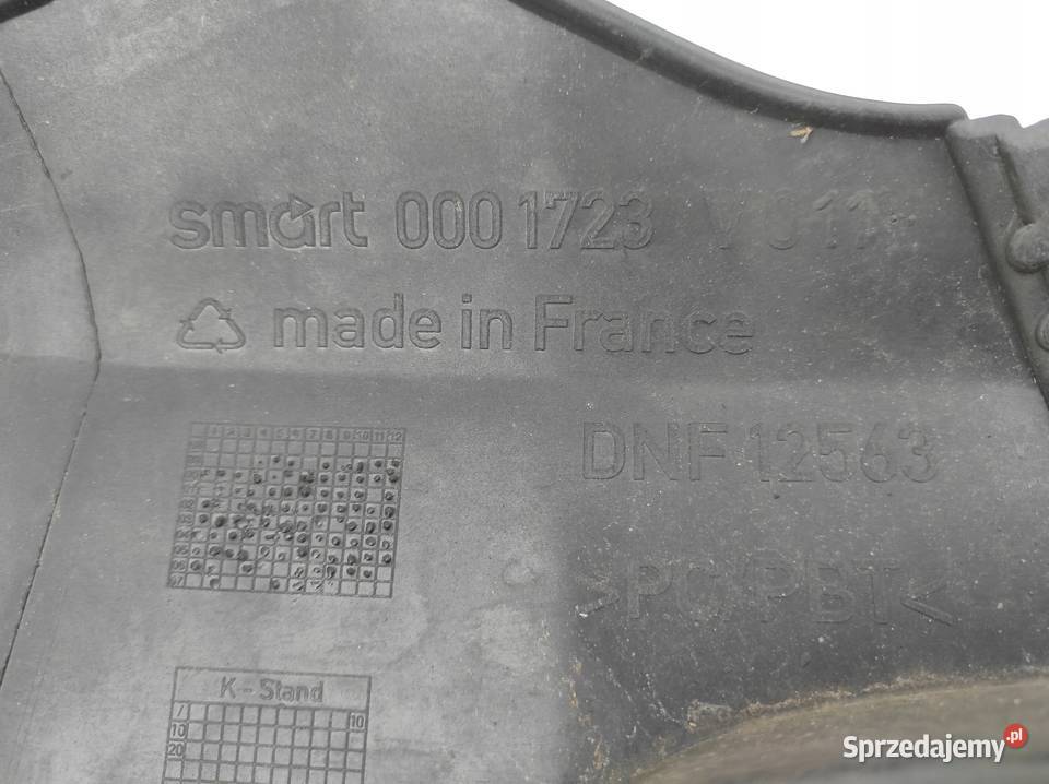 BŁOTNIK PRZEDNI LEWY SMART I 450 FORTWO osobowe wielkopolskie sprzedam