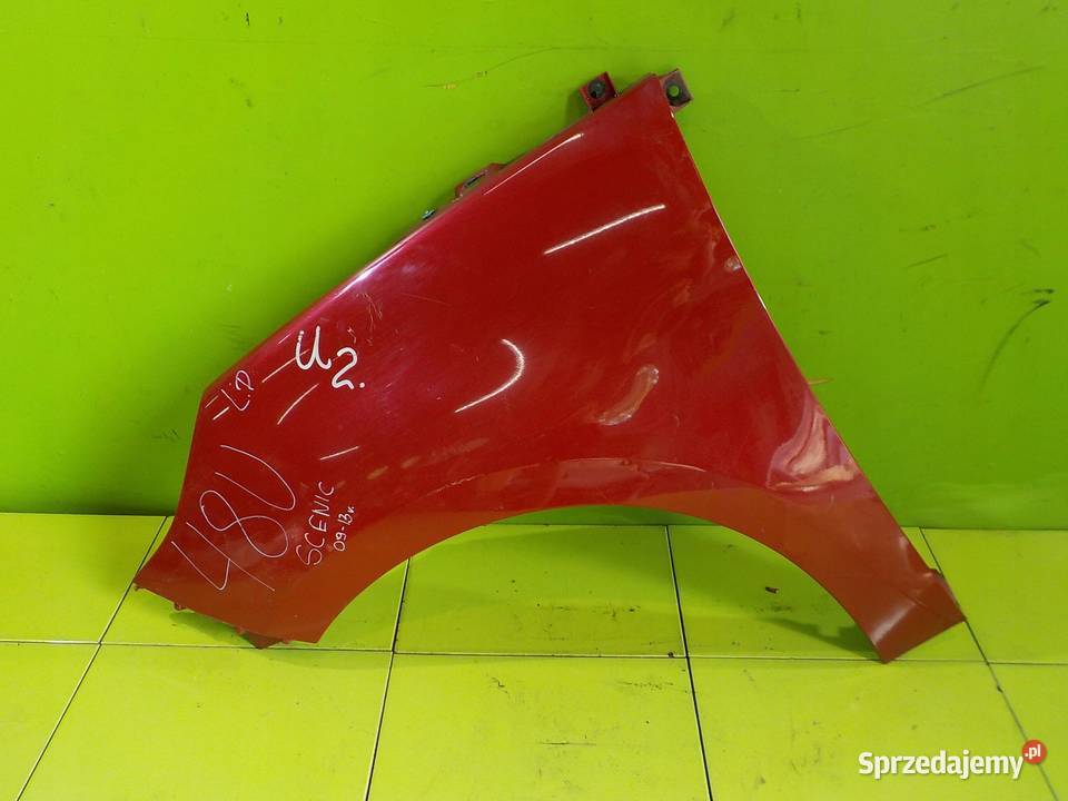 RENAULT SCENIC III 09r blotnik lewy przod osobowe Suków