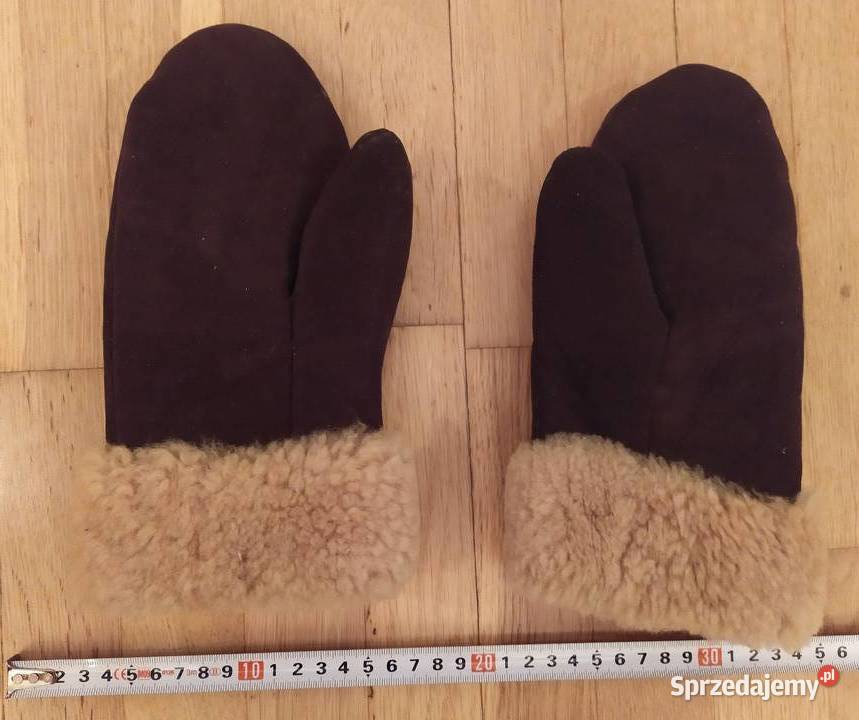 161 RĘKAWICE ZIMOWE Z PRLu Z MISIEM PRL VINTAGE łódzkie Łódź