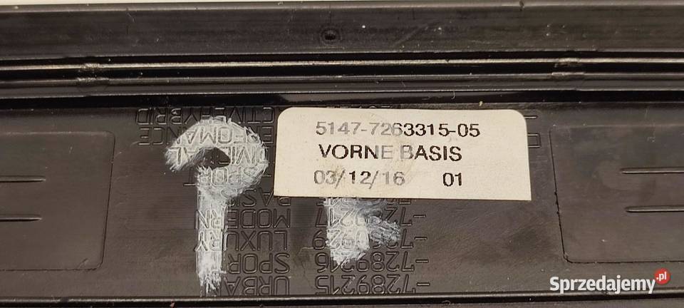 BMW F20 LISTWY PROGOWE KOMPLET 7263315 dolnośląskie sprzedam