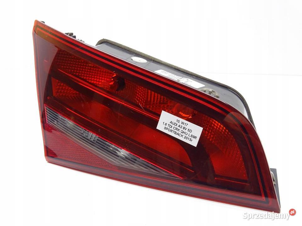 LAMPA LEWA LEWY TYŁ TYLNA W KLAPE AUDI A3 8V 5D sprzedam