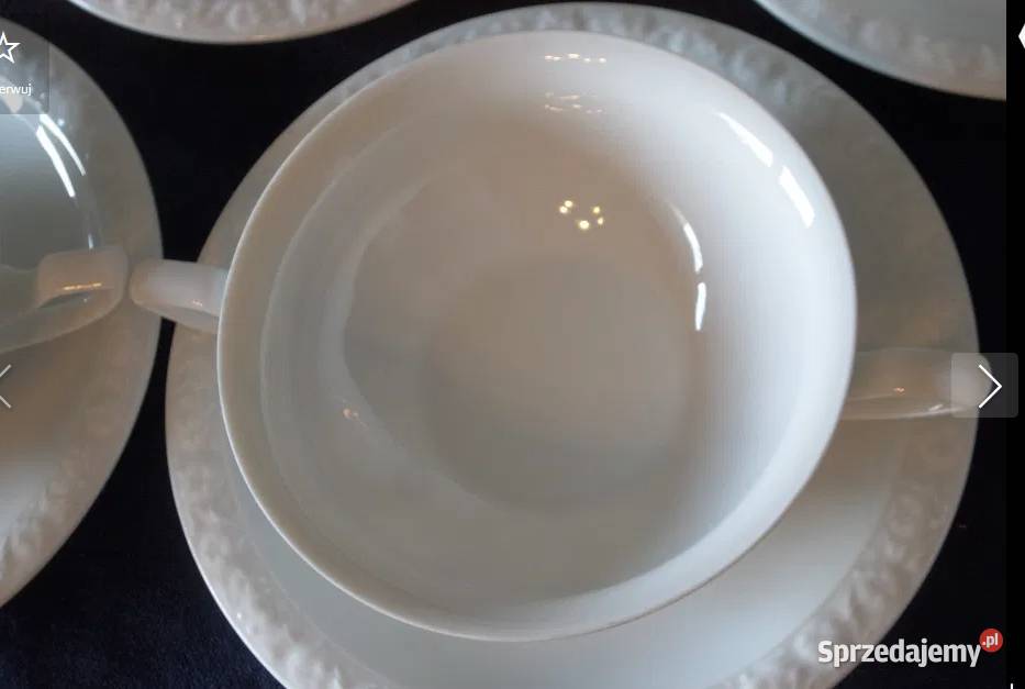 Rosenthal biala Maria 12 Bulionowek Pasym