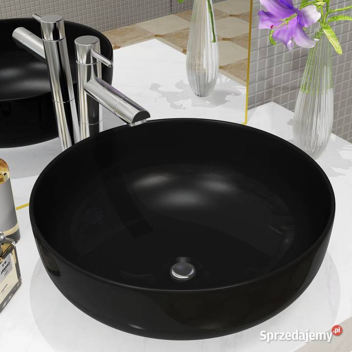 vidaXL Umywalka ceramiczna okrągła 415 x 135 Warszawa sprzedam