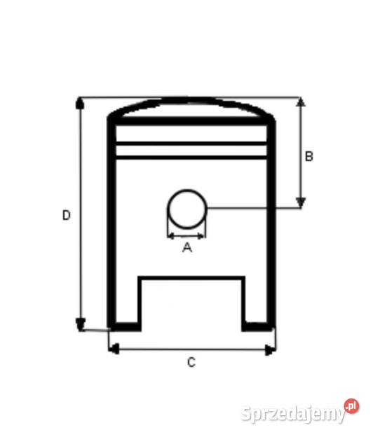 TŁOK PINASCO 485 mm YAMAHA CT MALAGUTI F10 A1090 podlaskie Bielsk Podlaski