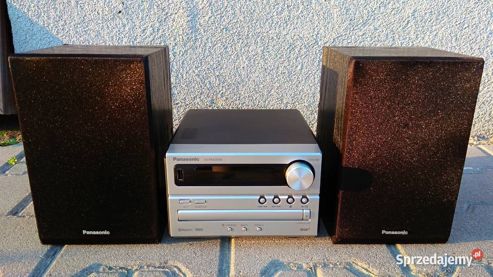 Panasonic SAPM250B miniwieża z Usb BT DAB CD mp3 Świebodzice sprzedam