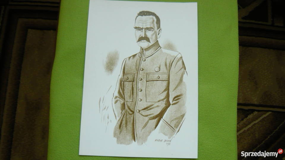 Grafika II Henryk Gecow Józef Piłsudzki Myszków
